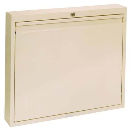 Omnimed Deluxe Self Close Wall Desk, Beige (23.75"H X 30"W X 4"D) 291560_BG